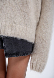 DrDenim / Mic Sweater / Brushed Silver Lining