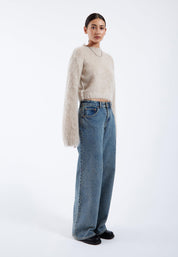 DrDenim / Moira Sweater / Brushed Silver Lining
