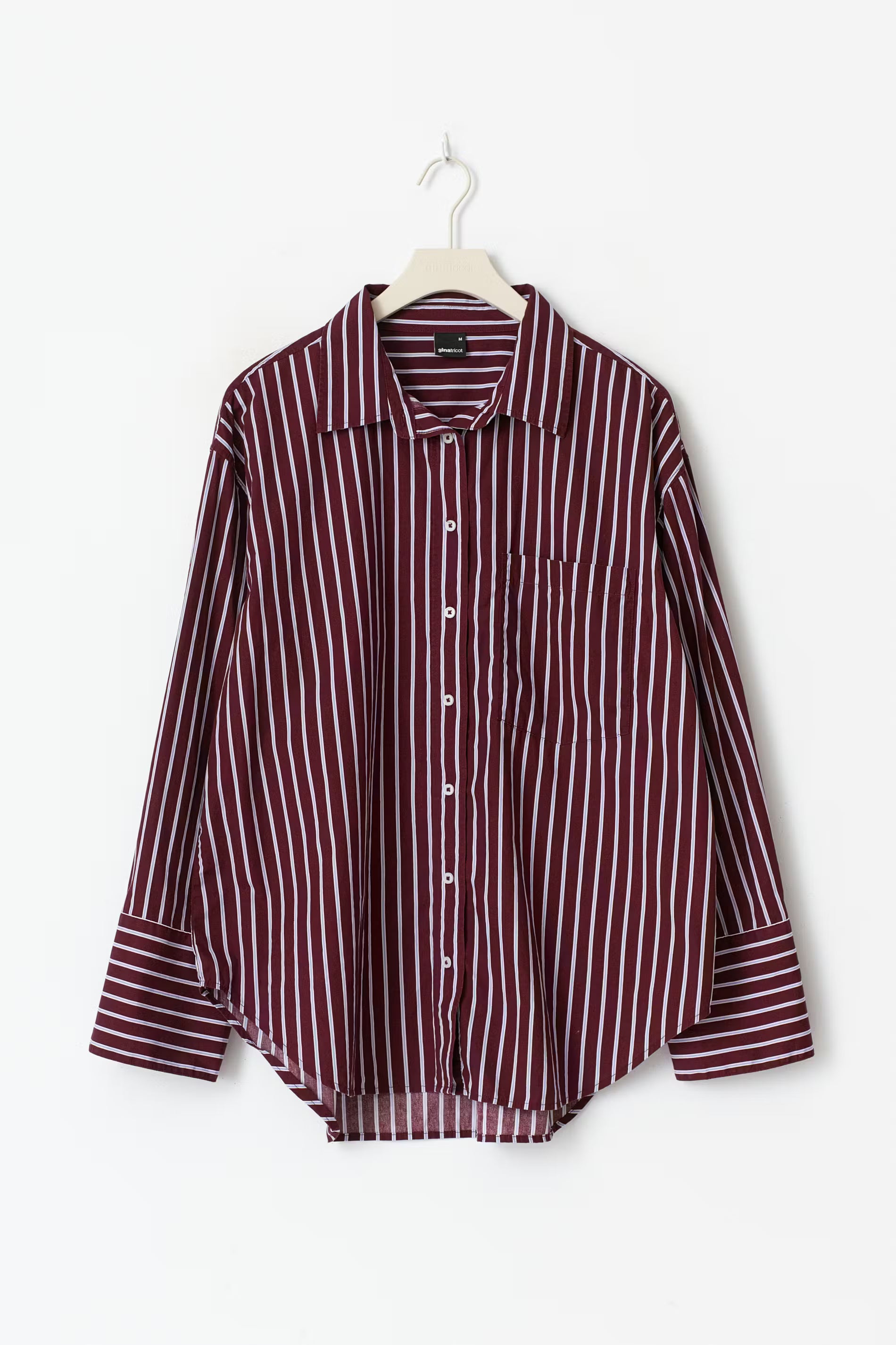 Gina Tricot / Poplin shirt / Burgundy