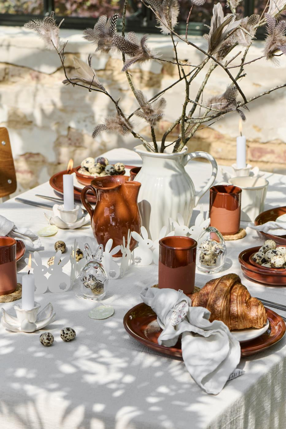 Ib Laursen / Kerzenhalter f/2,2 cm Kerze Daffodils butter cream