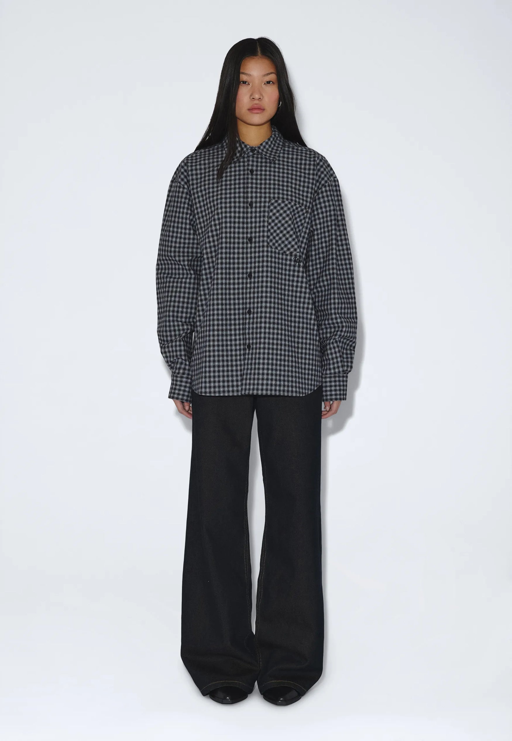 DrDenim / Wes Shirt / Fall Black Check
