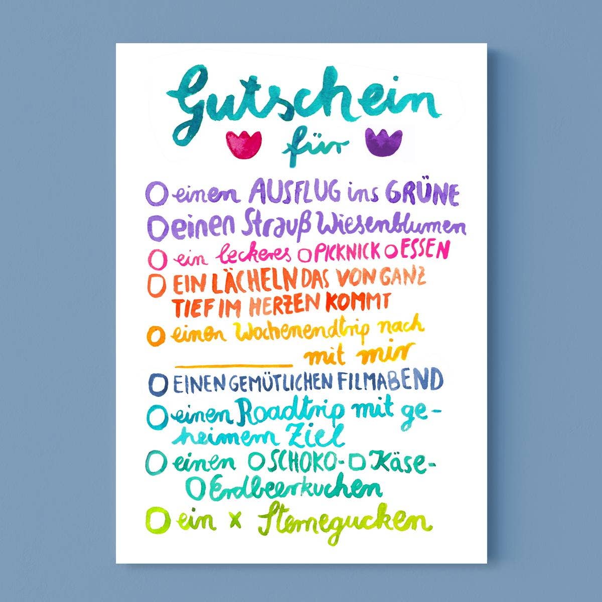 Frau Ottilie - Postkarte *Gutschein* (VE=10)