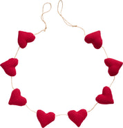 Ib Laursen / Girlande mit 8 roten Herzen My Nostalgic Christmas
