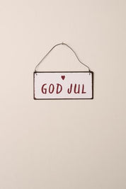 Ib Laursen / Metallschild God Jul