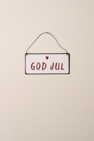 Ib Laursen / Metallschild God Jul