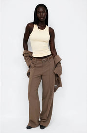 Gina Tricot / Basic rib tank / Afterglow (7209)