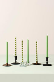 Ib Laursen / Kerzenhalter Glas f/1,3 cm Kerze klar