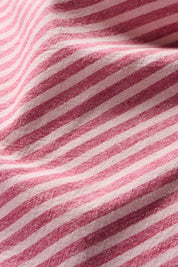 Ib Laursen / Geschirrtuch Linea m/hellrosa und himbeerfarbigen schmalen Streifen