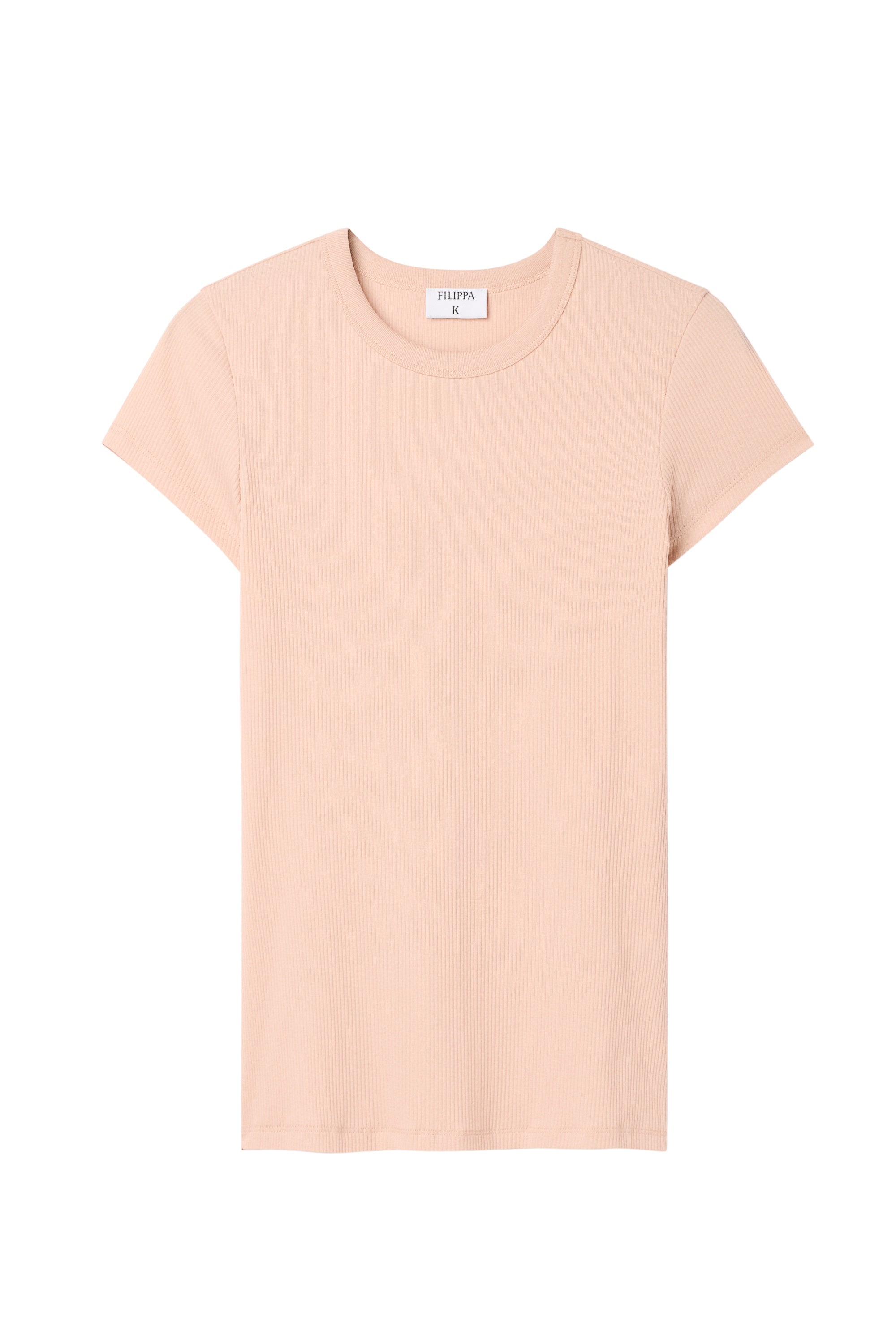 Filippa K / Fine Rib Tee / Dusty Pink
