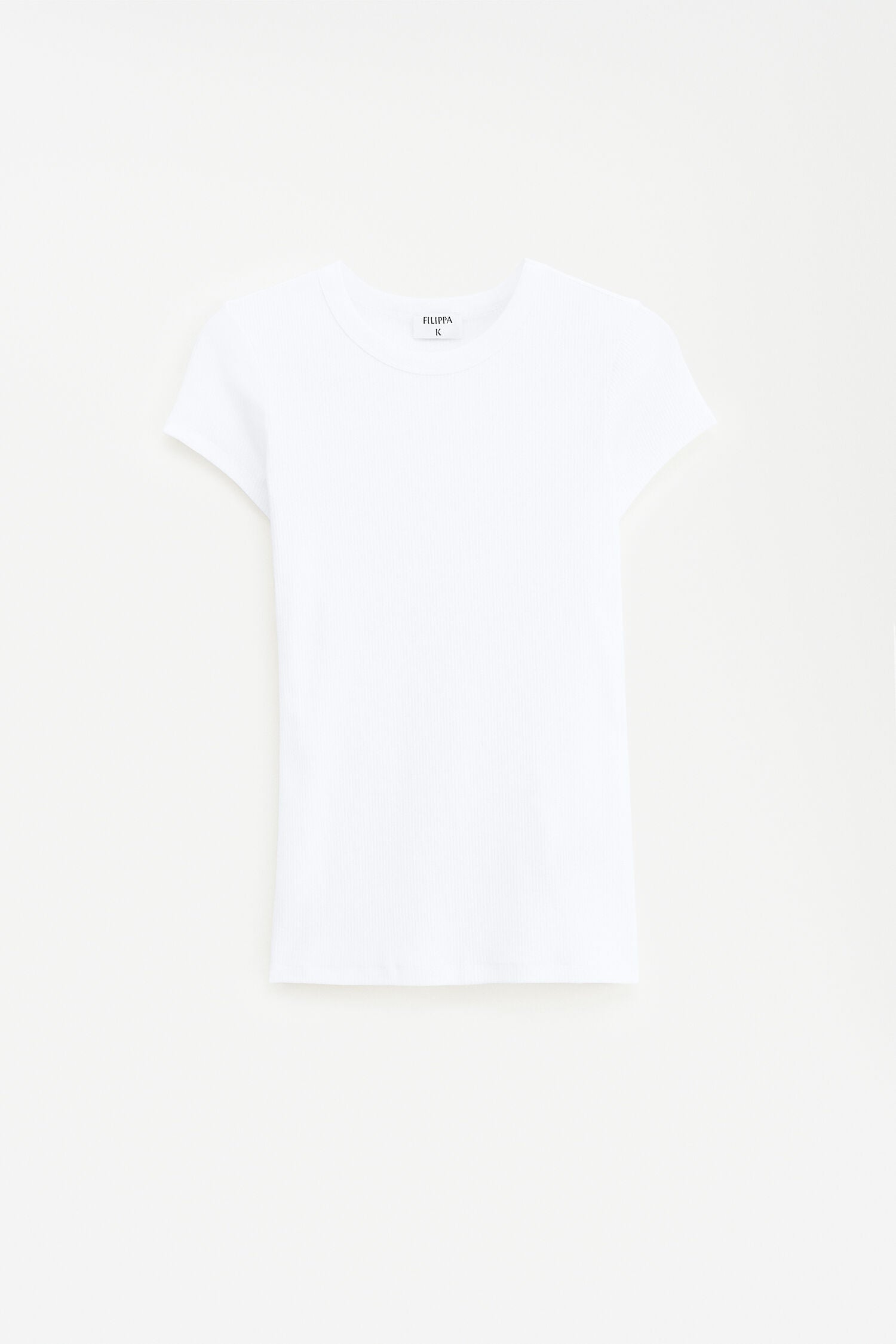 Filippa K / Fine Rib Tee / White