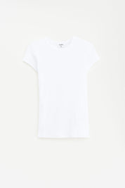 Filippa K / Fine Rib Tee / White