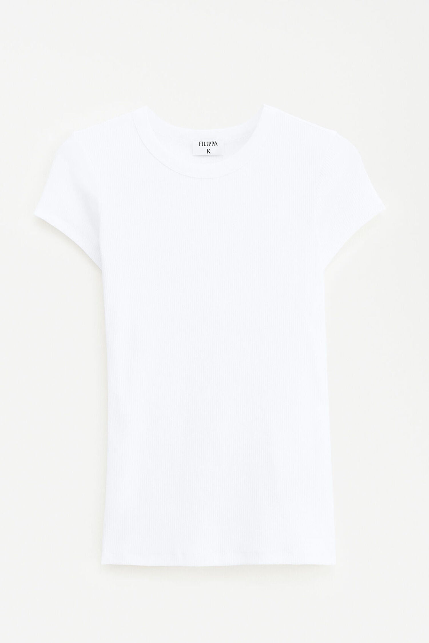 Filippa K / fine rib tee / White