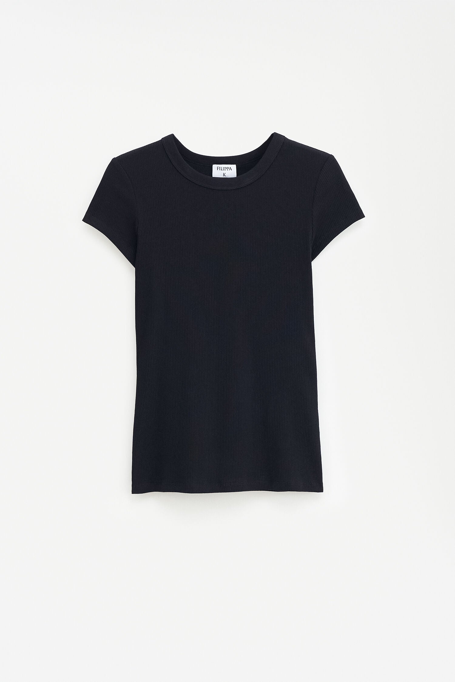 Filippa K / Fine Rib Tee / Black