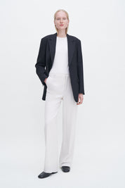 Filippa K / Cotton Stretch Elbow Sleeve / White