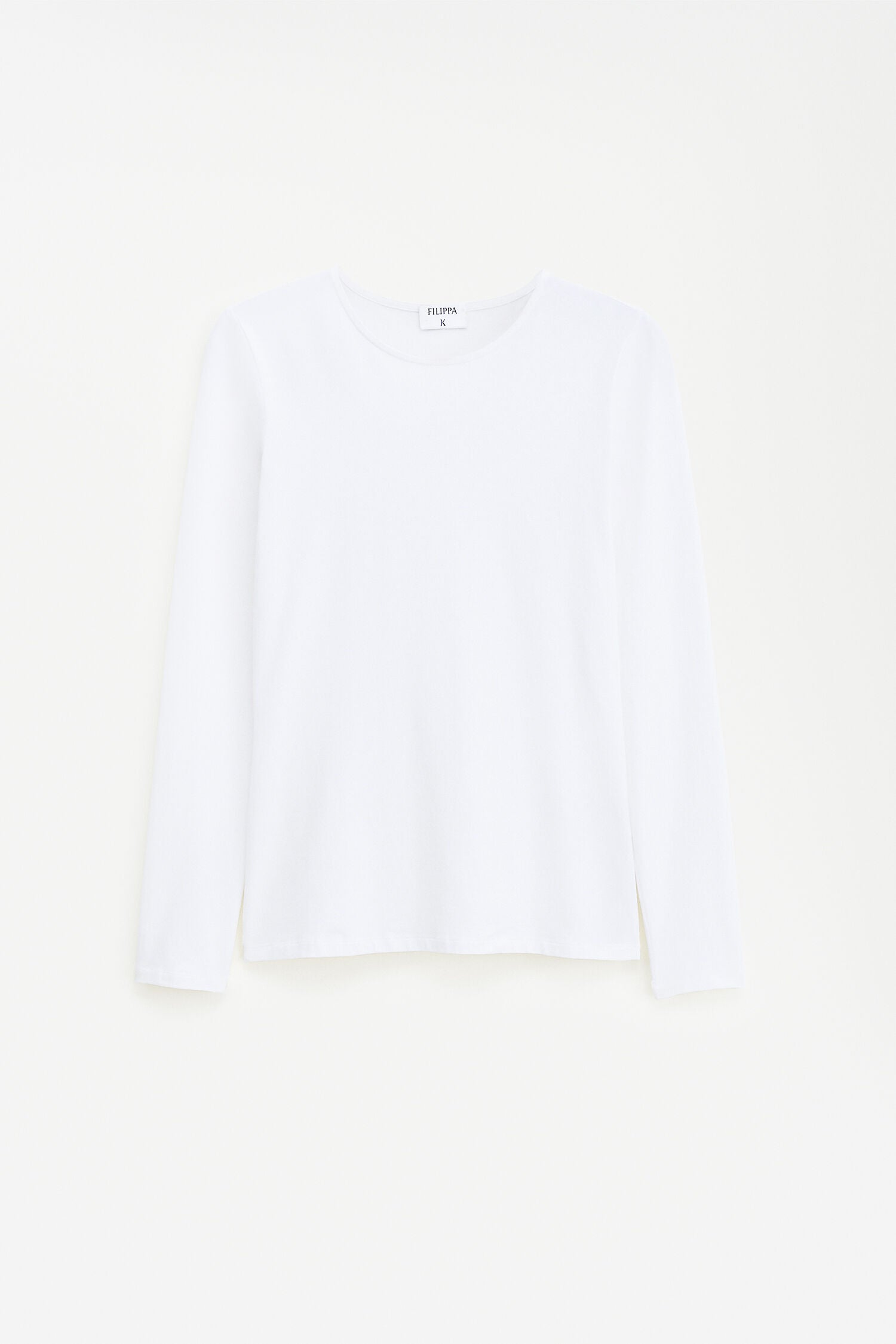 Filippa K / Cotton Stretch Long Sleeve  / White