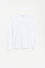 Filippa K / Cotton Stretch Long Sleeve  / White