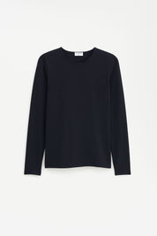 Filippa K / Cotton Stretch Long Sleeve  / Black