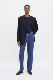 Filippa K / Cotton Stretch Long Sleeve  / Navy