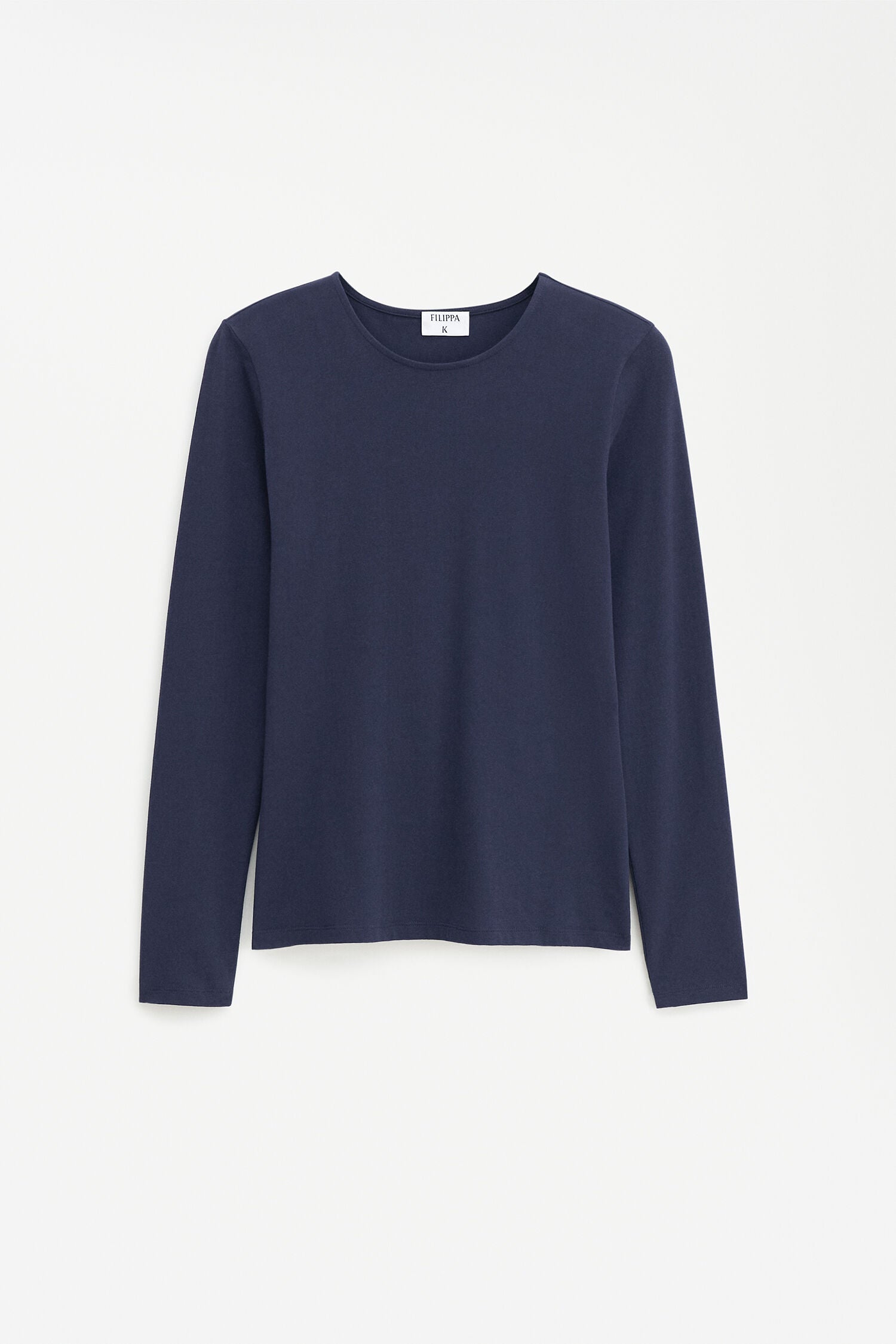 Filippa K / Cotton Stretch Long Sleeve  / Navy