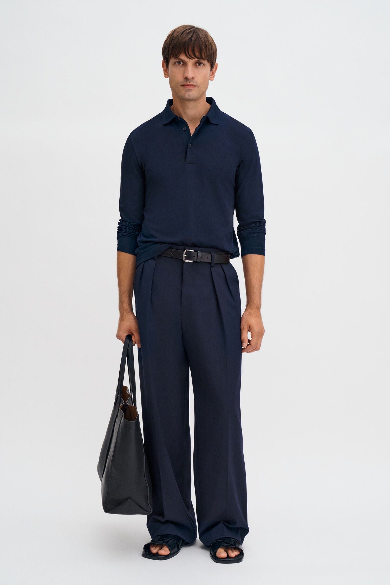 Filippa K / luke stretch polo shirt / Navy