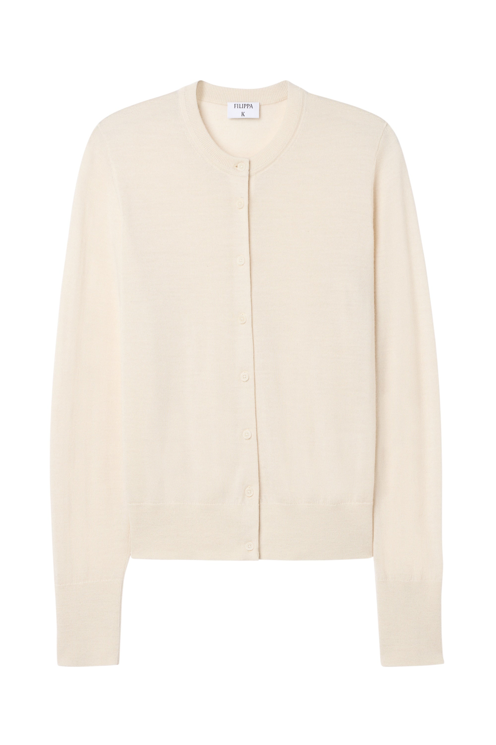 Filippa K / Merino Short Cardigan / Cream White