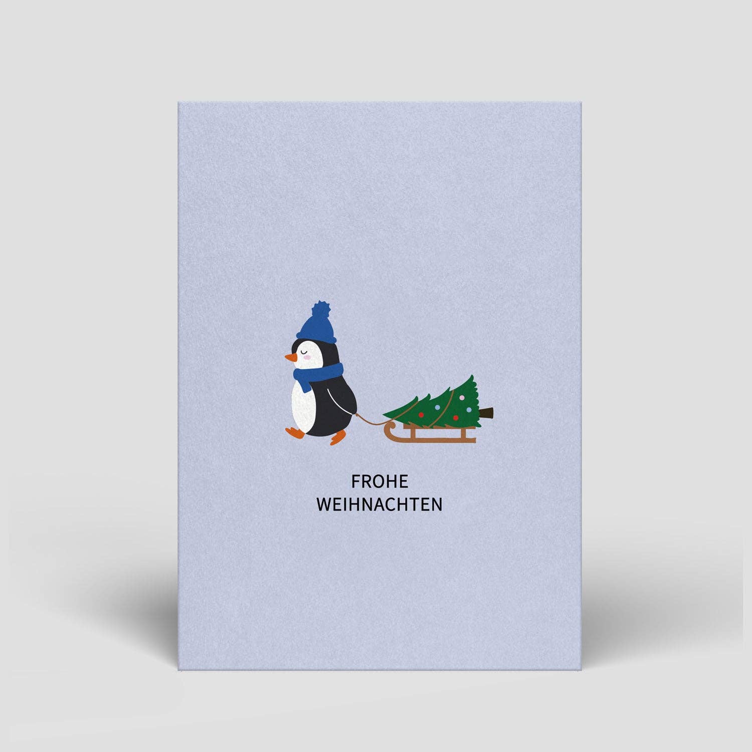 Naturbedacht - Postkarte - Weihnachten - Pinguin - Nr. 338
