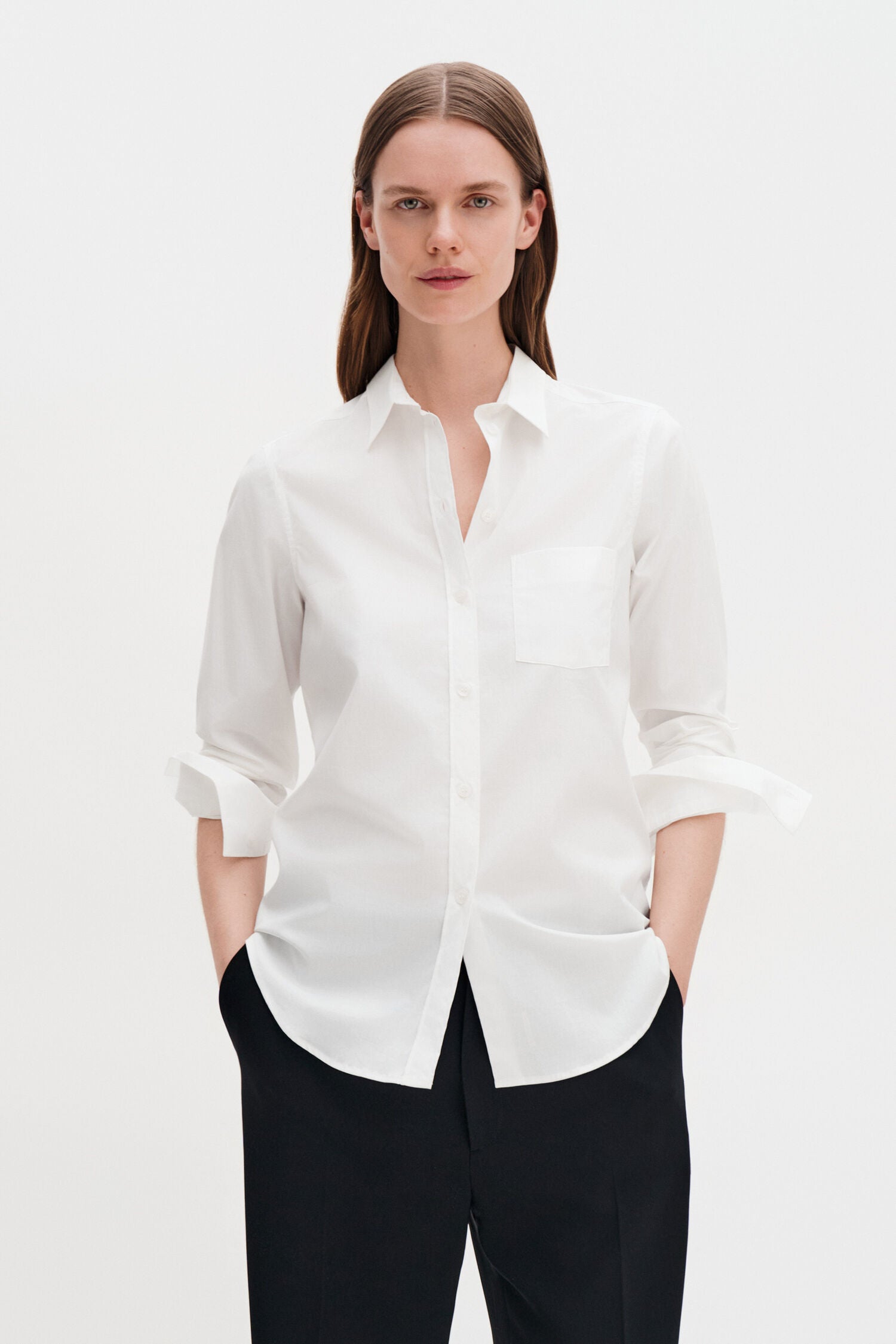 Filippa K / classic stretch shirt / White