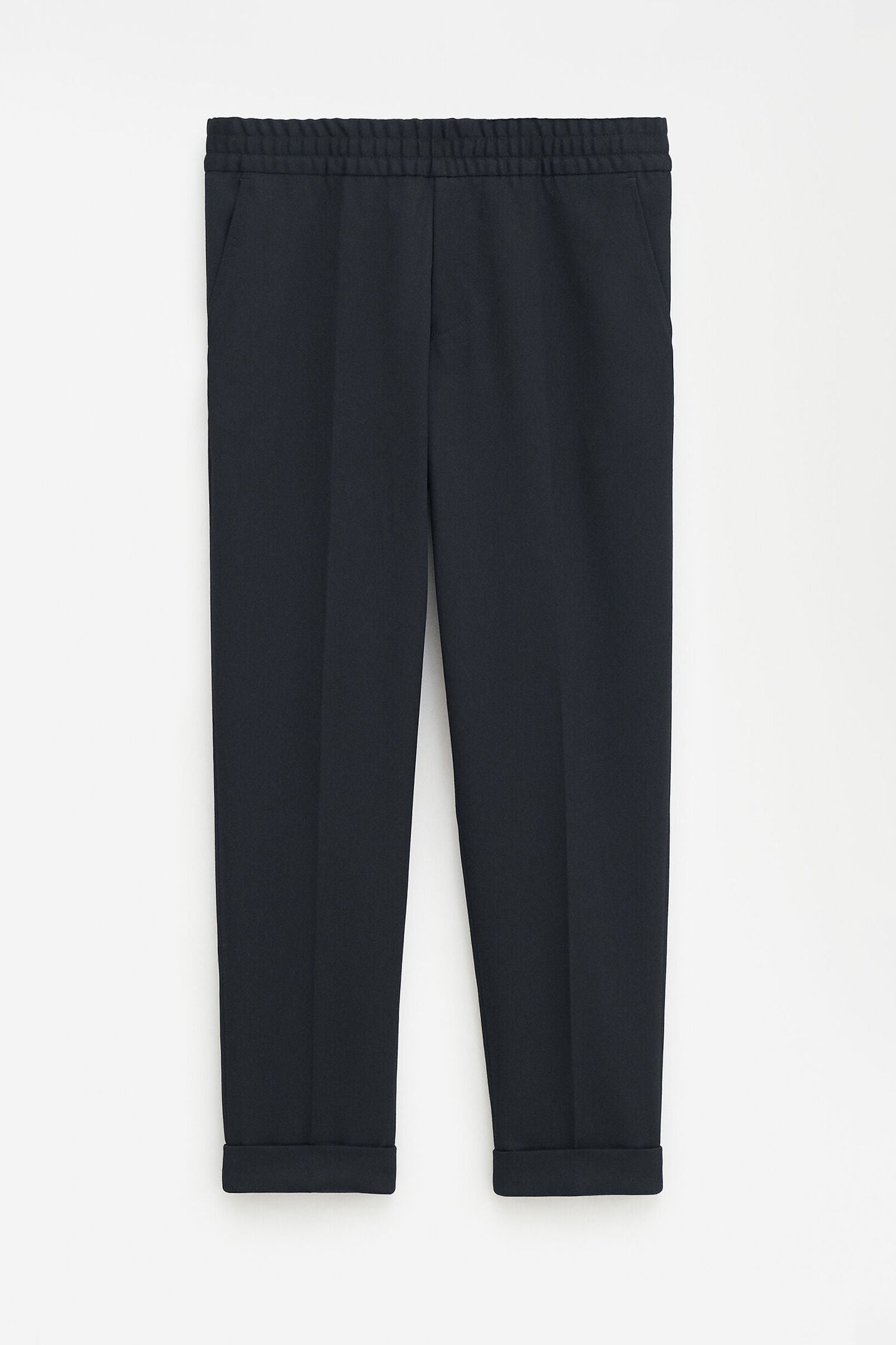 Filippa K / terry cropped trousers / Black