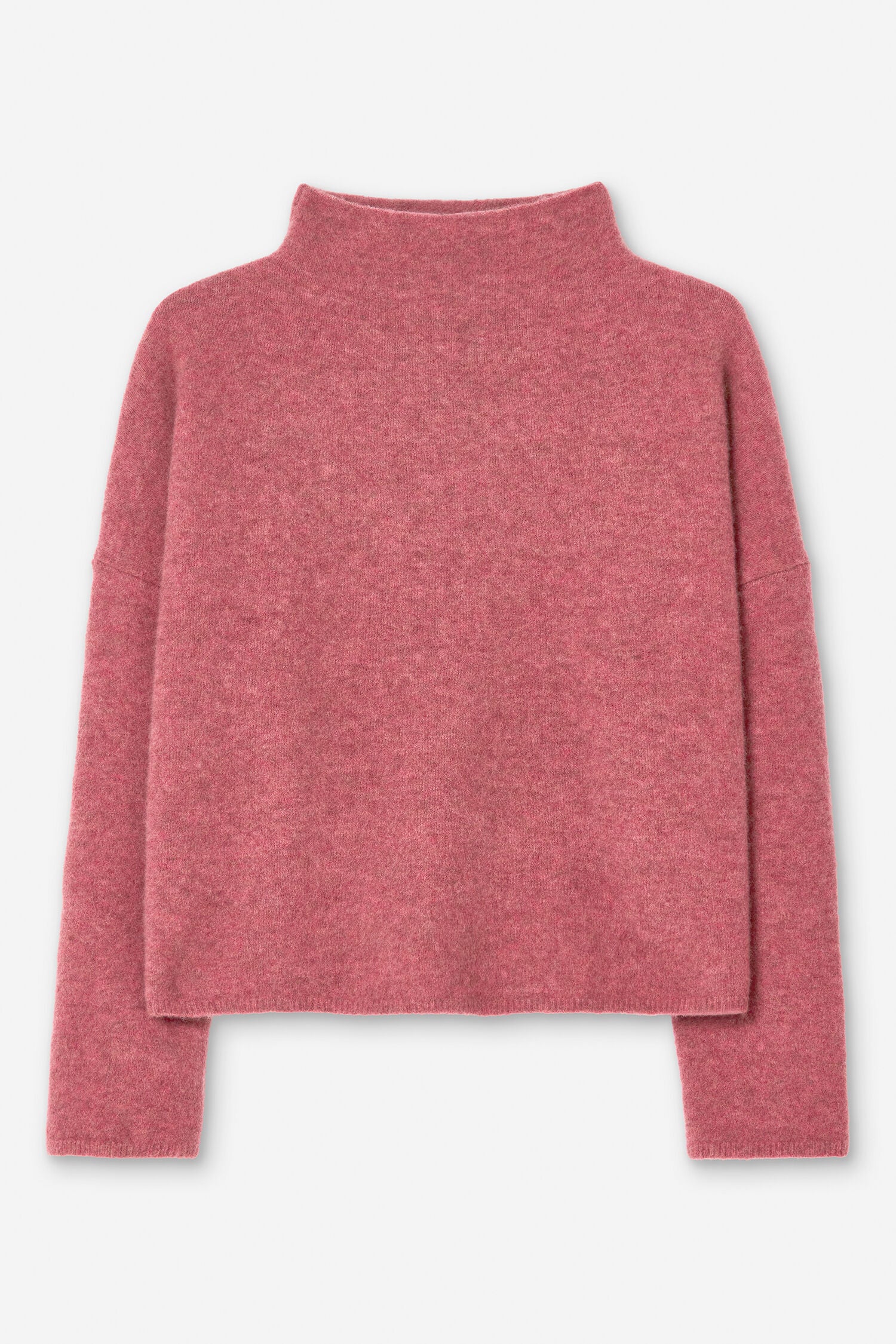Filippa K / mika yak funnelneck sweater / Soft Raspberry