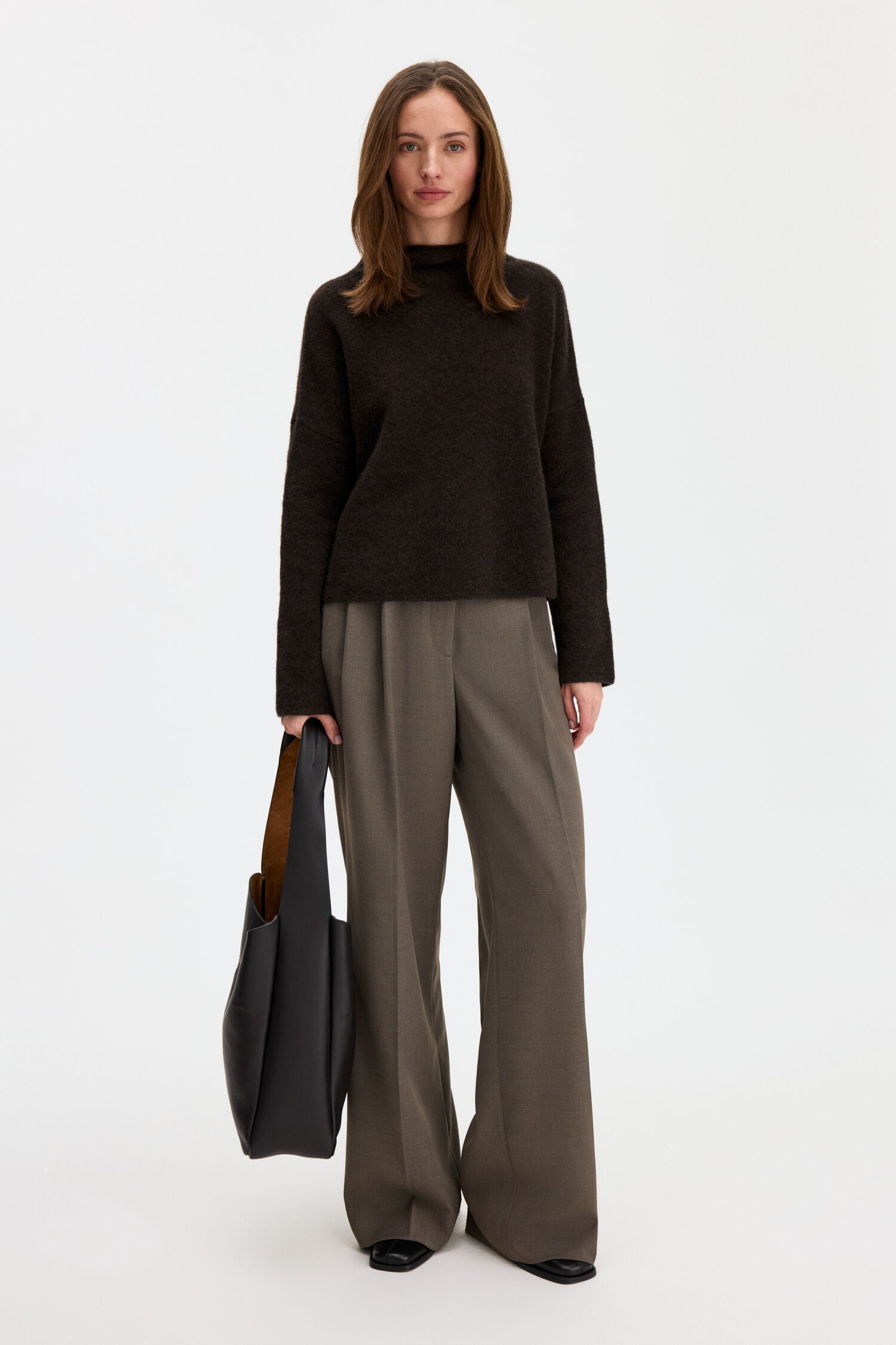 Filippa K / mika yak funnelneck sweater / Golden Brown