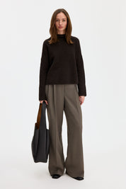 Filippa K / mika yak funnelneck sweater / Golden Brown