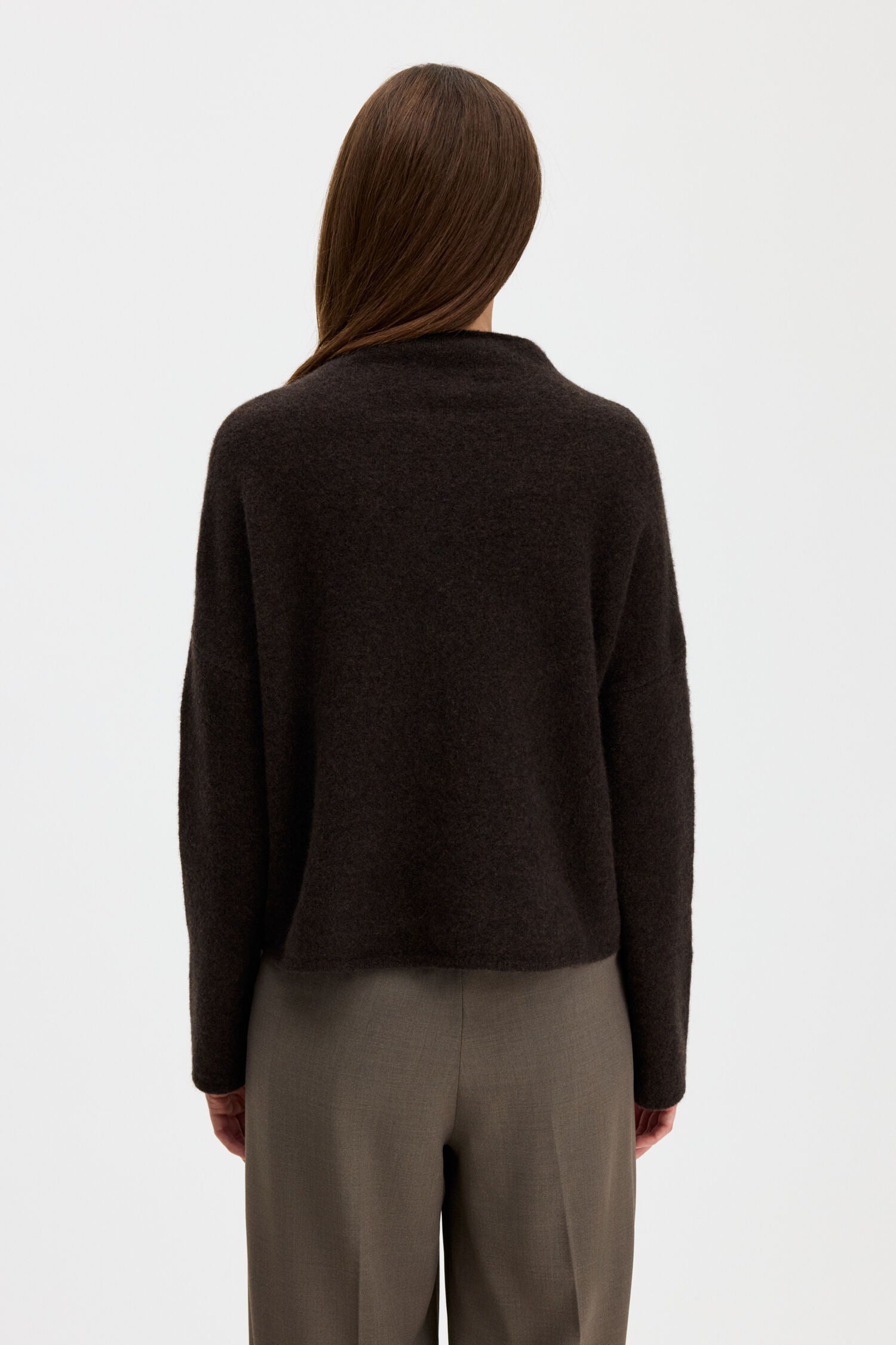 Filippa K / mika yak funnelneck sweater / Golden Brown