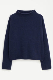 Filippa K / mika yak funnelneck sweater / Navy