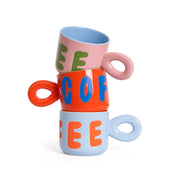 Helio Ferretti - HELLBLAUE KAFFEETASSE HF