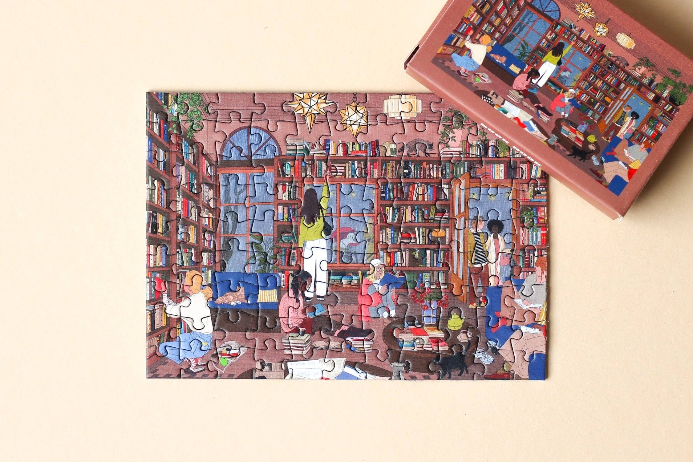 Mini-Puzzle Book Nook, 99 Teile