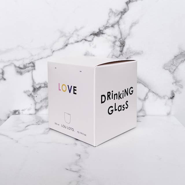Glas LOVE