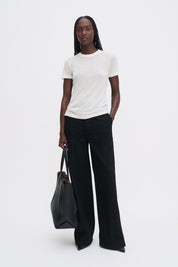 Filippa K / lyocell cashmere tee / Off-White
