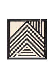 Filippa K / Printed Silk Scarf / Black