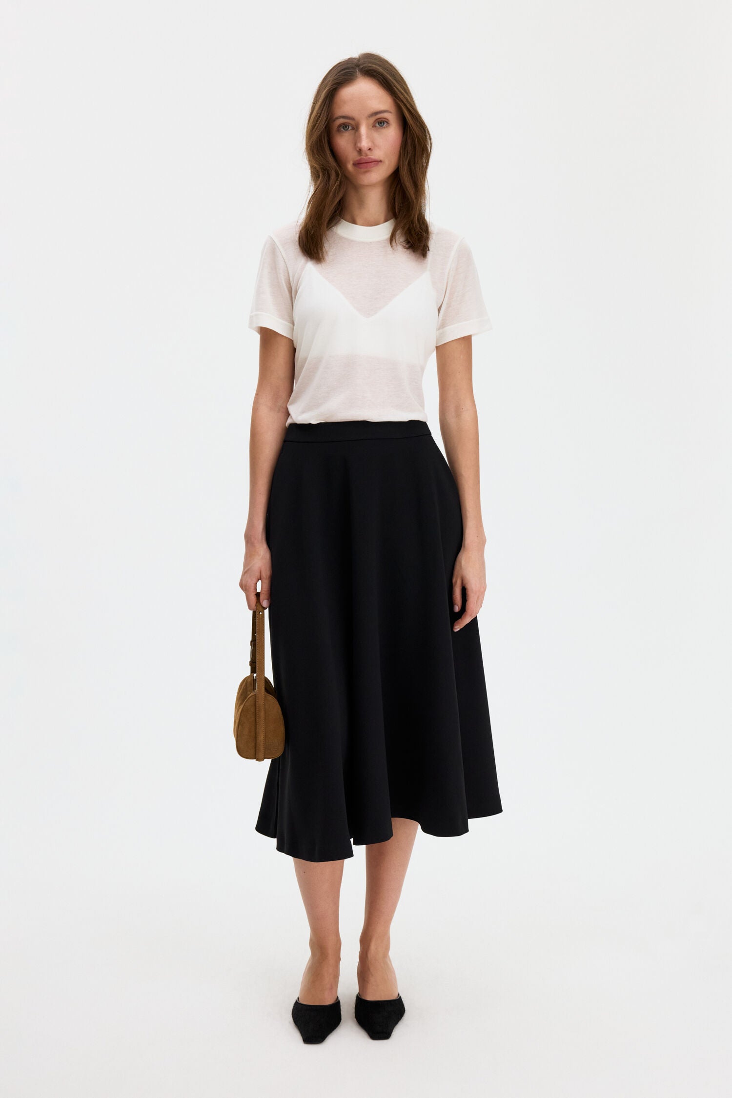 Filippa K / flared skirt / Black