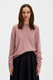 Filippa K / soft wool crewneck sweater / Light Pink