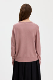 Filippa K / soft wool crewneck sweater / Light Pink