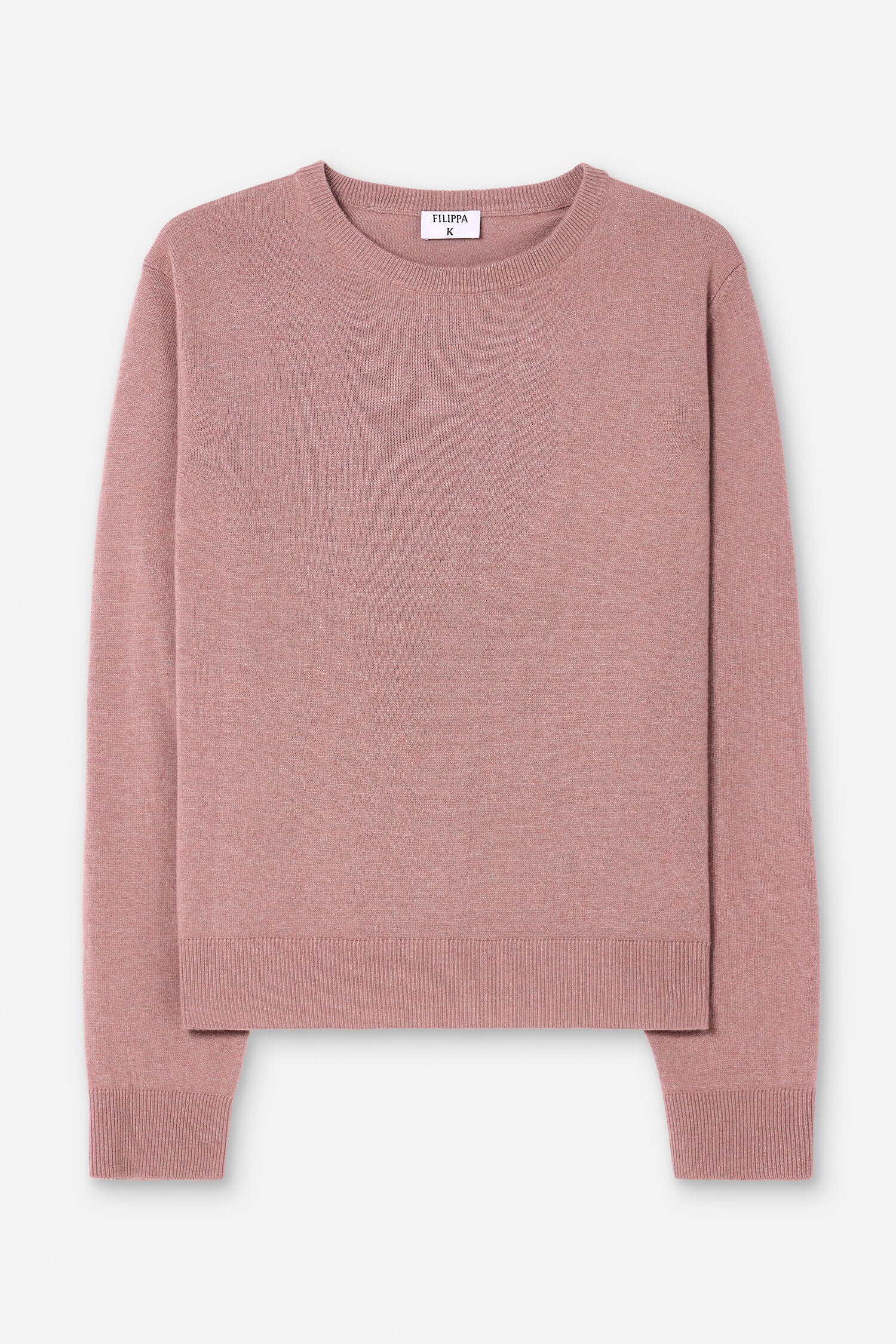 Filippa K / soft wool crewneck sweater / Light Pink