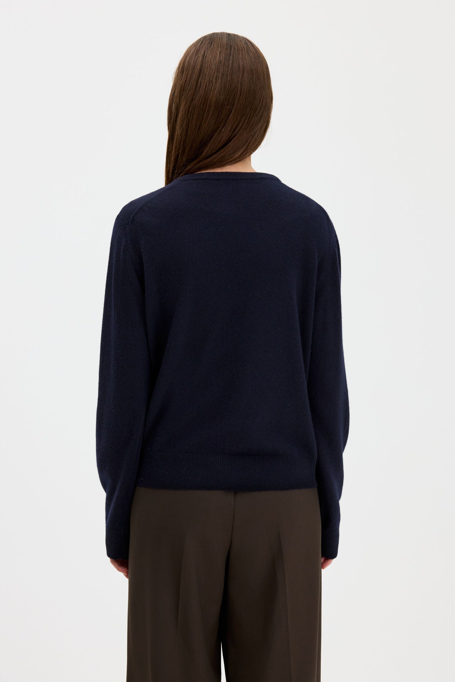 Filippa K / soft wool crewneck sweater / Navy