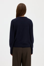 Filippa K / soft wool crewneck sweater / Navy