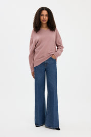Filippa K / soft wool v-neck sweater / Light Pink