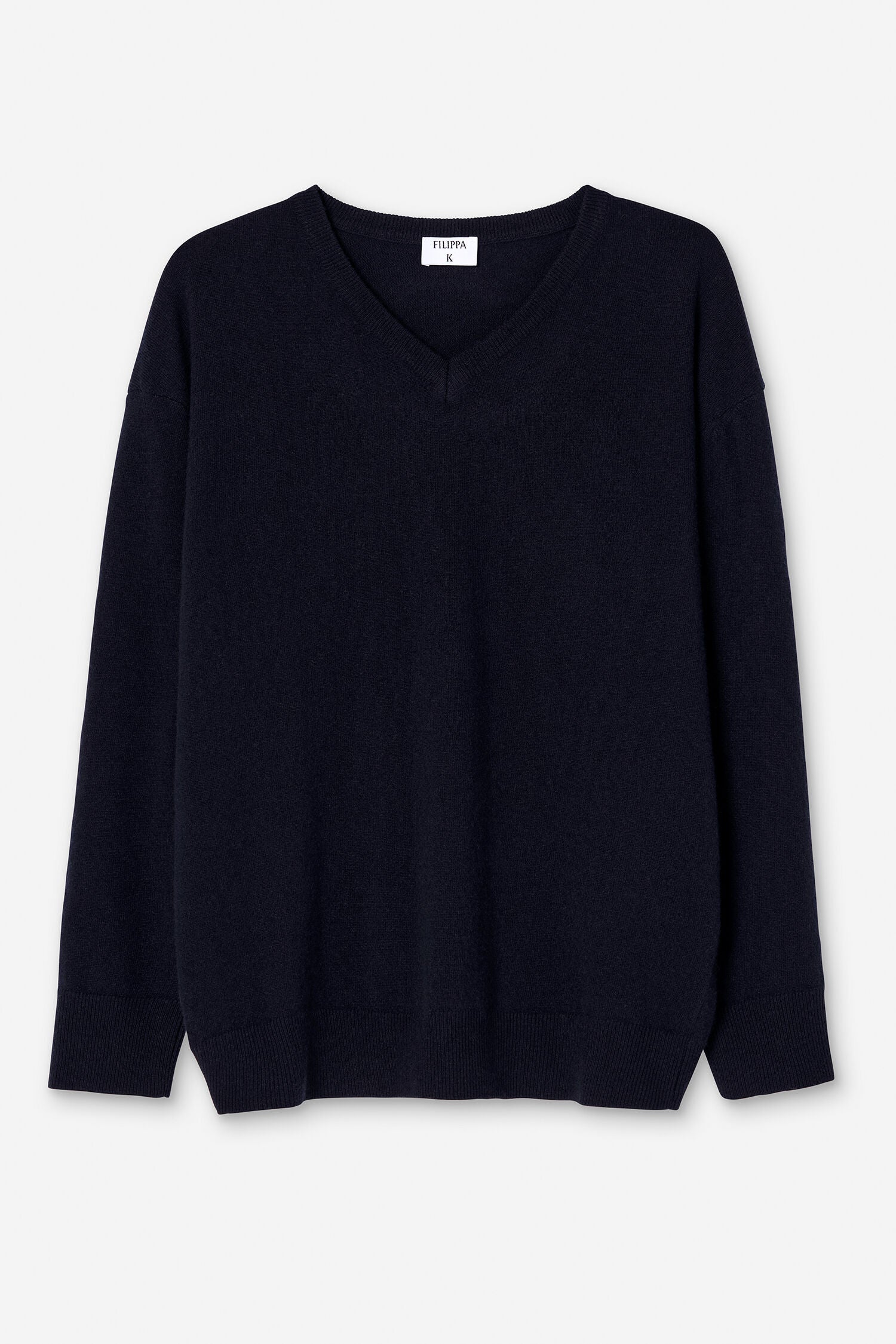 Filippa K / soft wool crewneck sweater / Dark Chocolate