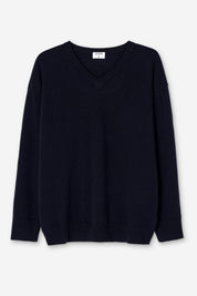 Filippa K / soft wool crewneck sweater / Dark Chocolate