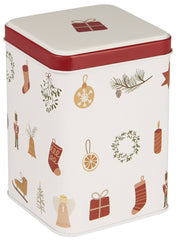 Ib Laursen / Dose m/Weihnachtsmotiven My Nostalgic Christmas viereckig