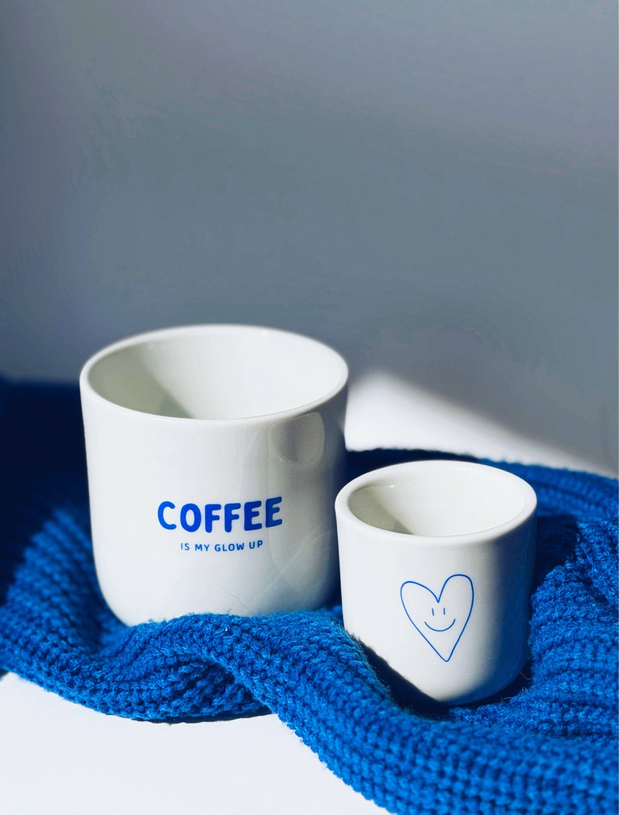 Goldscherben - Espresso Becher 2er Set / Big hearts