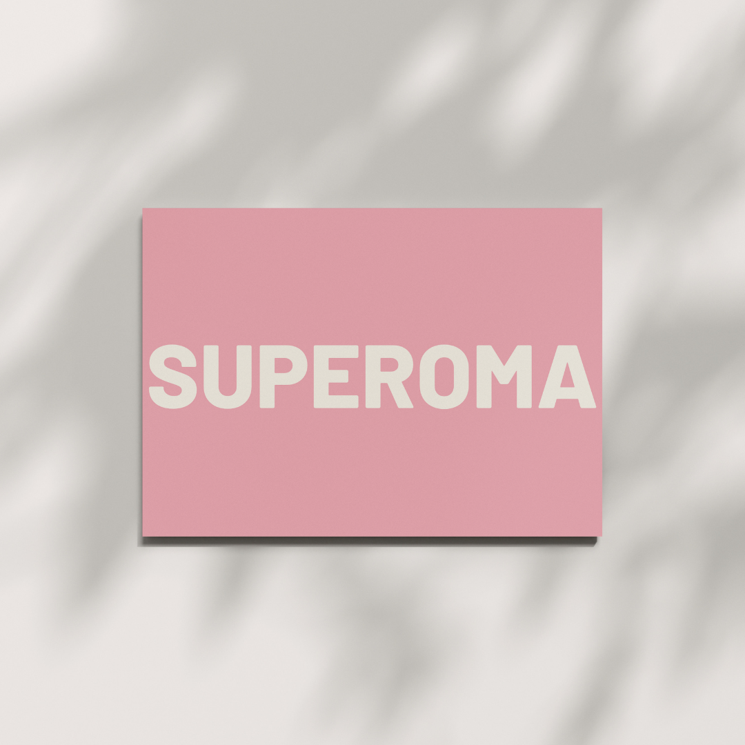 HERR&FRAUHEMPEL - Postkarte - SUPEROMA